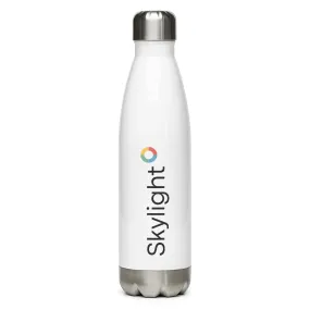 Stainless steel water bottle - Vertical White