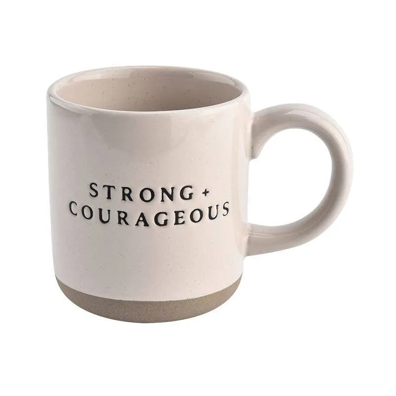 Strong   Courageous Coffee Mug