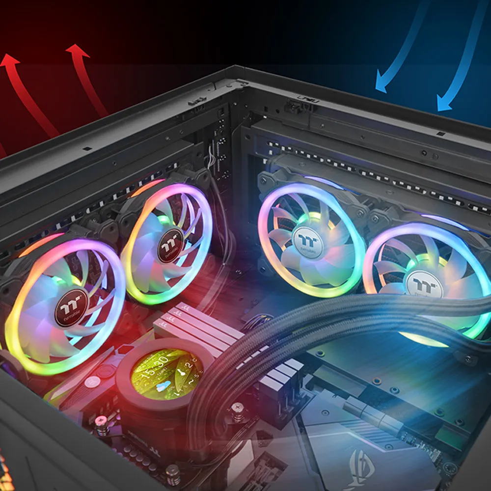 Thermaltake Fan Swafan 12 RGB Triple Pack 120mm