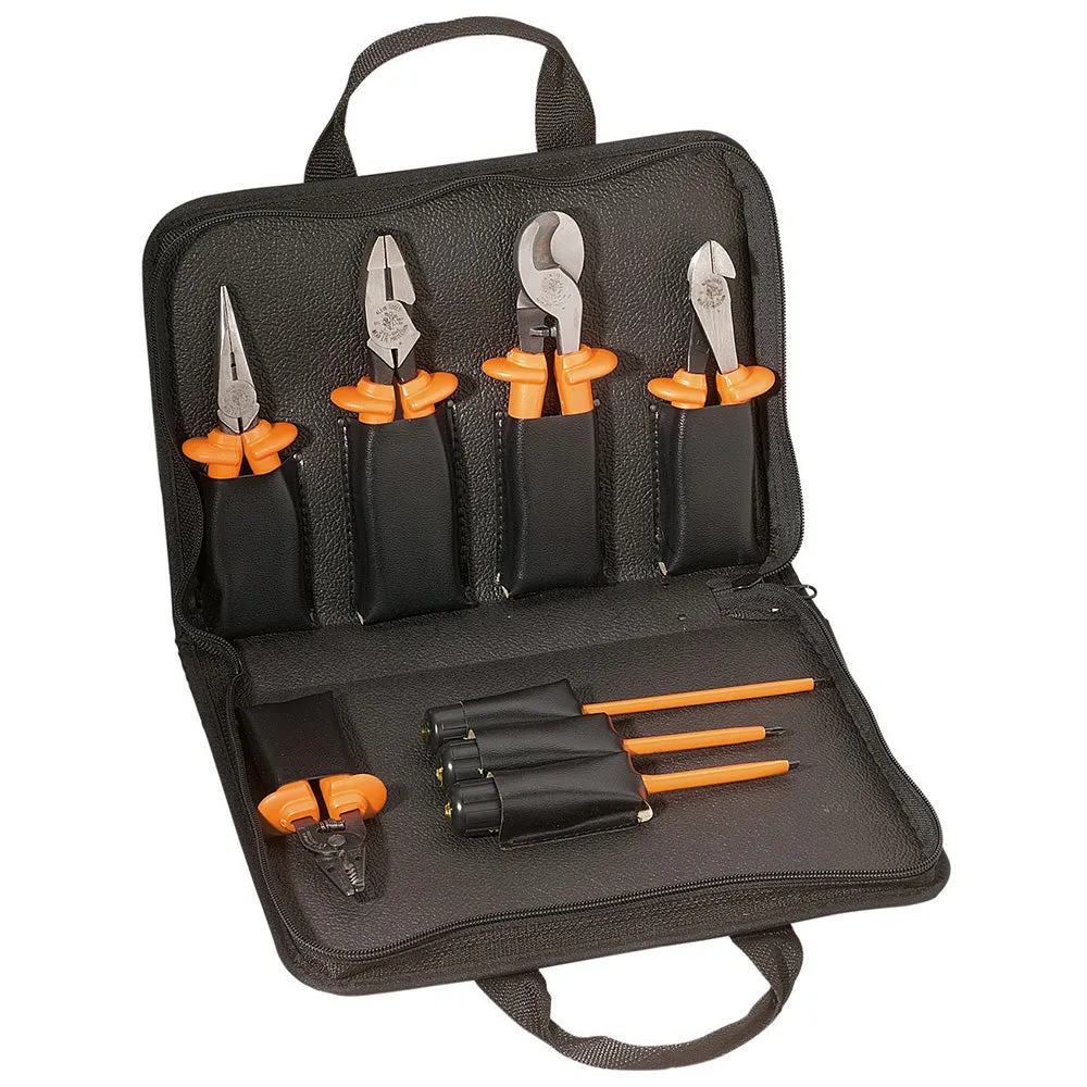 Tool Kit - Klein Tools Basic 1000V Insulated Tool Kit, 1000-Volt, 8-Piece, 33526