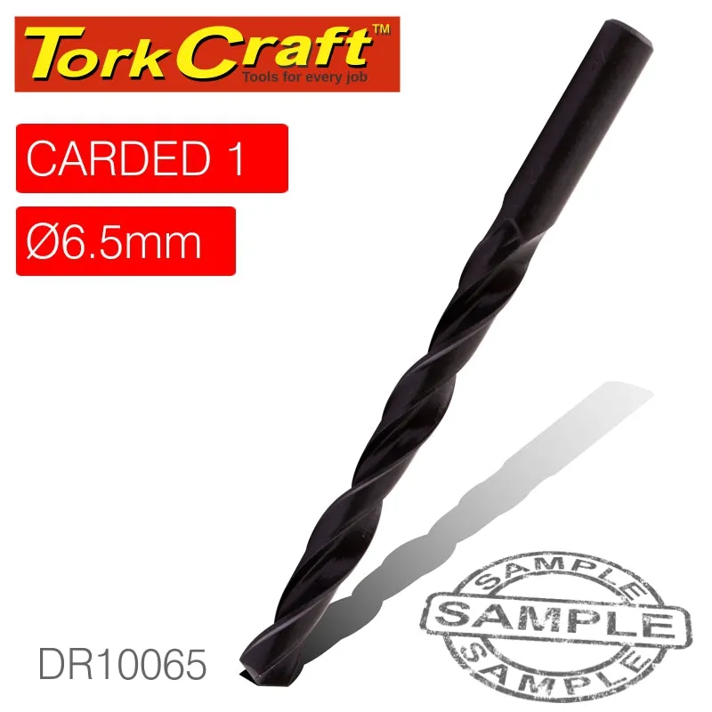 TORK CRAFT DRILL BIT HSS STANDARD 6.5MM 1/CARD DR10065