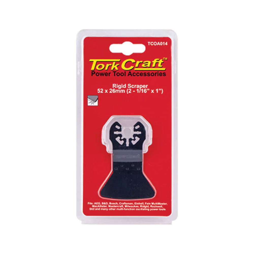 TORK CRAFT QUICK CHANGE RIGID SCRAPER 52X26MM(2-1/16````X1````)