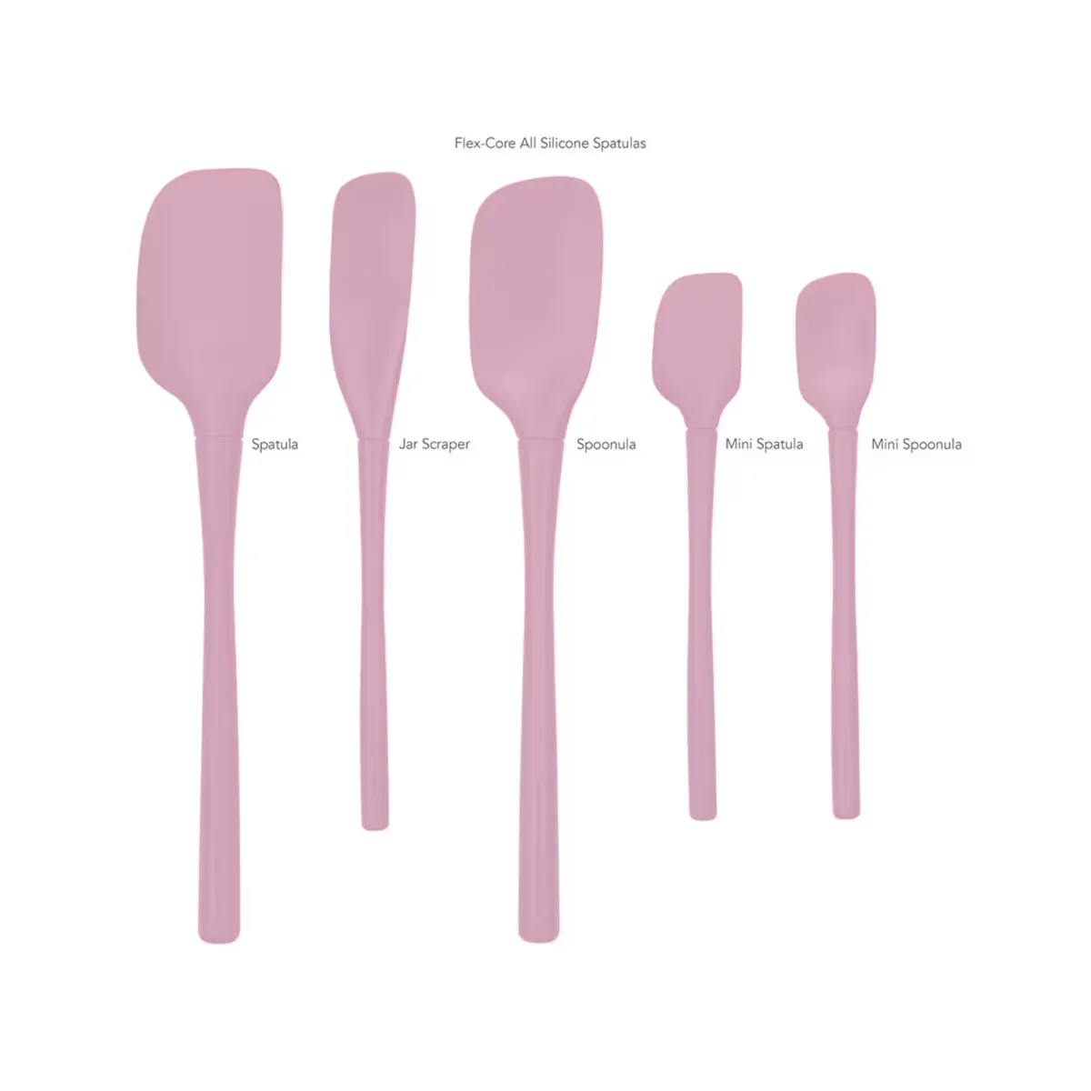 Tovolo Spatula Set Pink 5 Piece