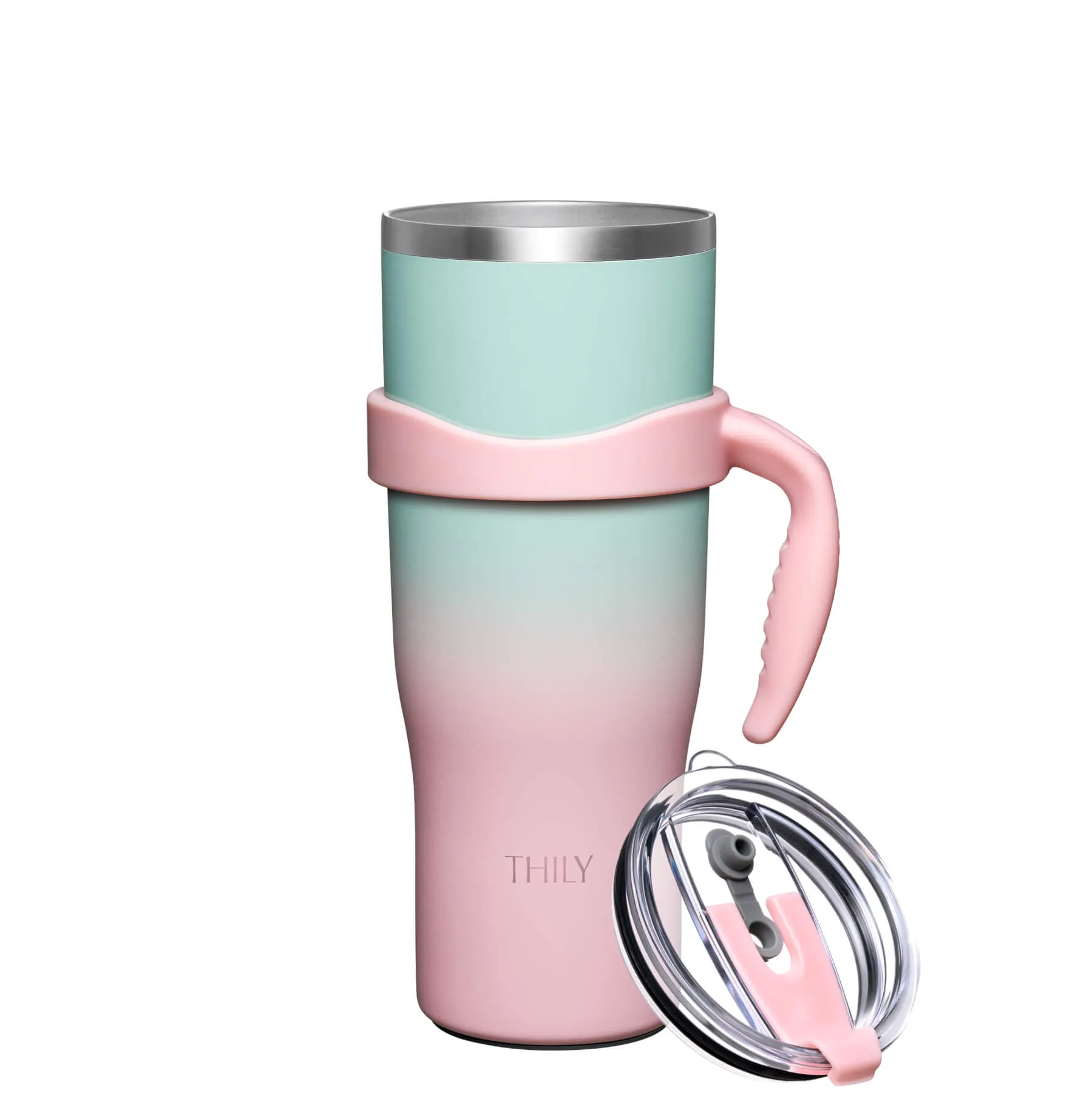 Travel Mug with Handle | 40 oz | Candy Pink