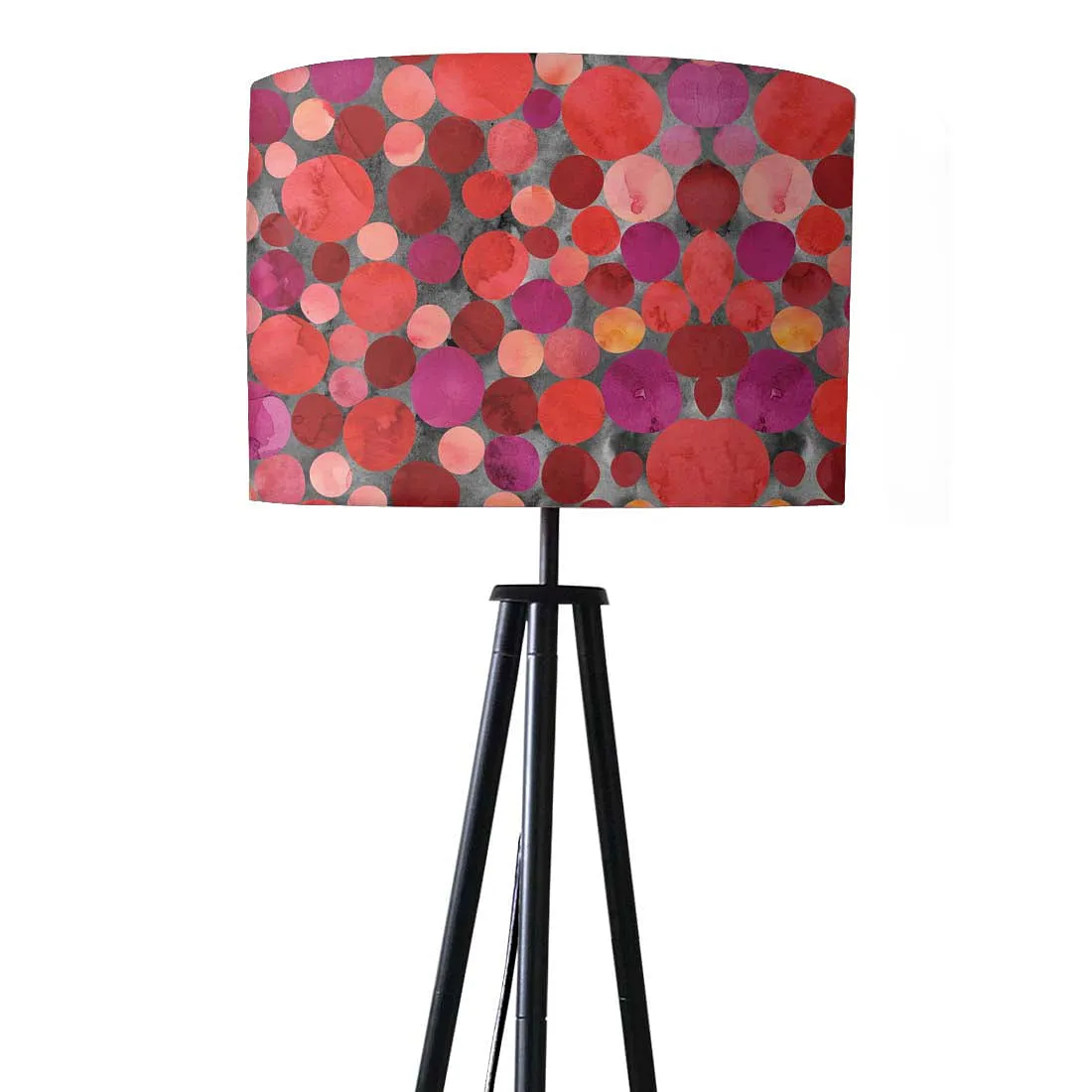 Tripod Floor Lamp Light for Living Room -  Red Confetti