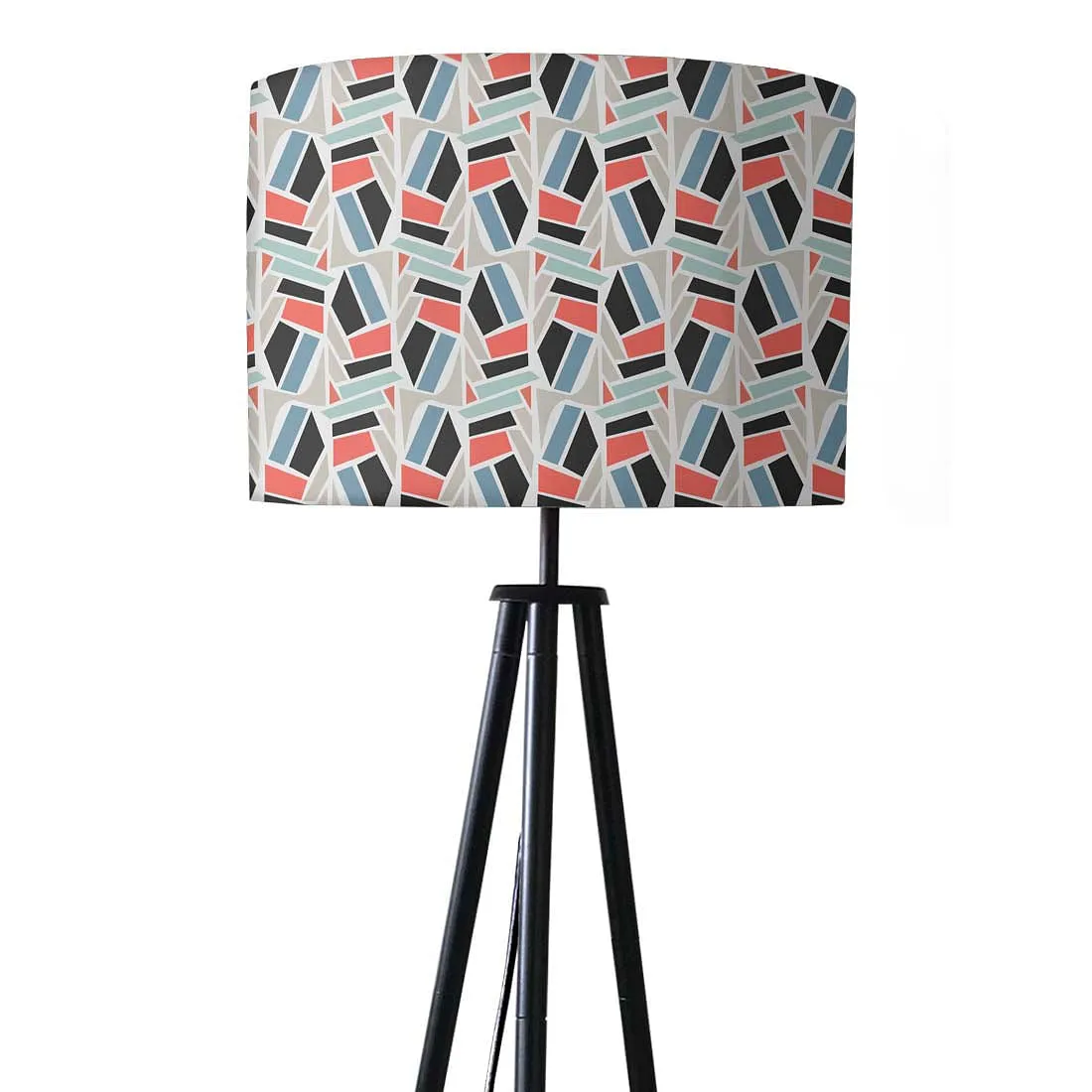 Tripod Floor Lamp Standing Light for Living Rooms -Abstract Design Effect