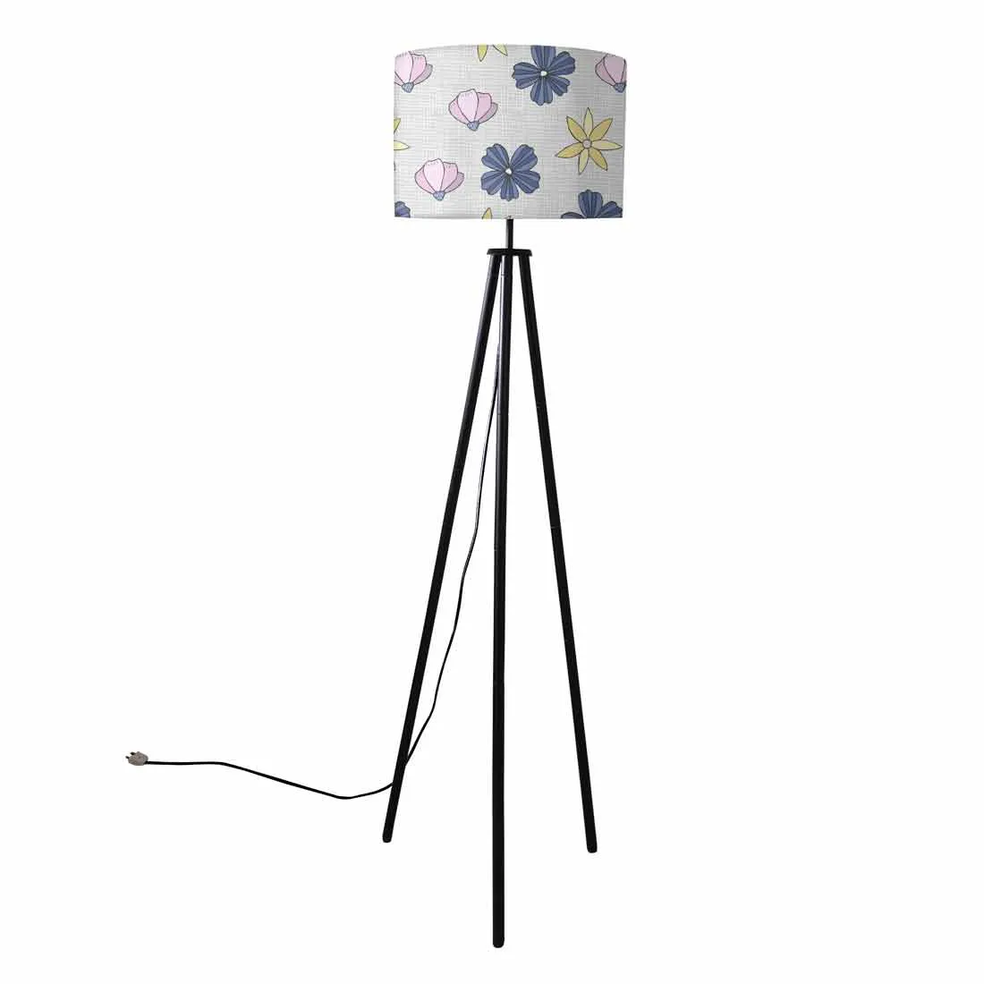 Tripod Floor Lamp Standing Light for Living Rooms -Lilac