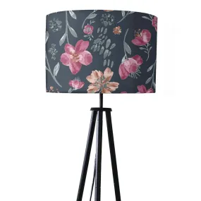 Tripod Standing Floor Lamp -Night Flowers