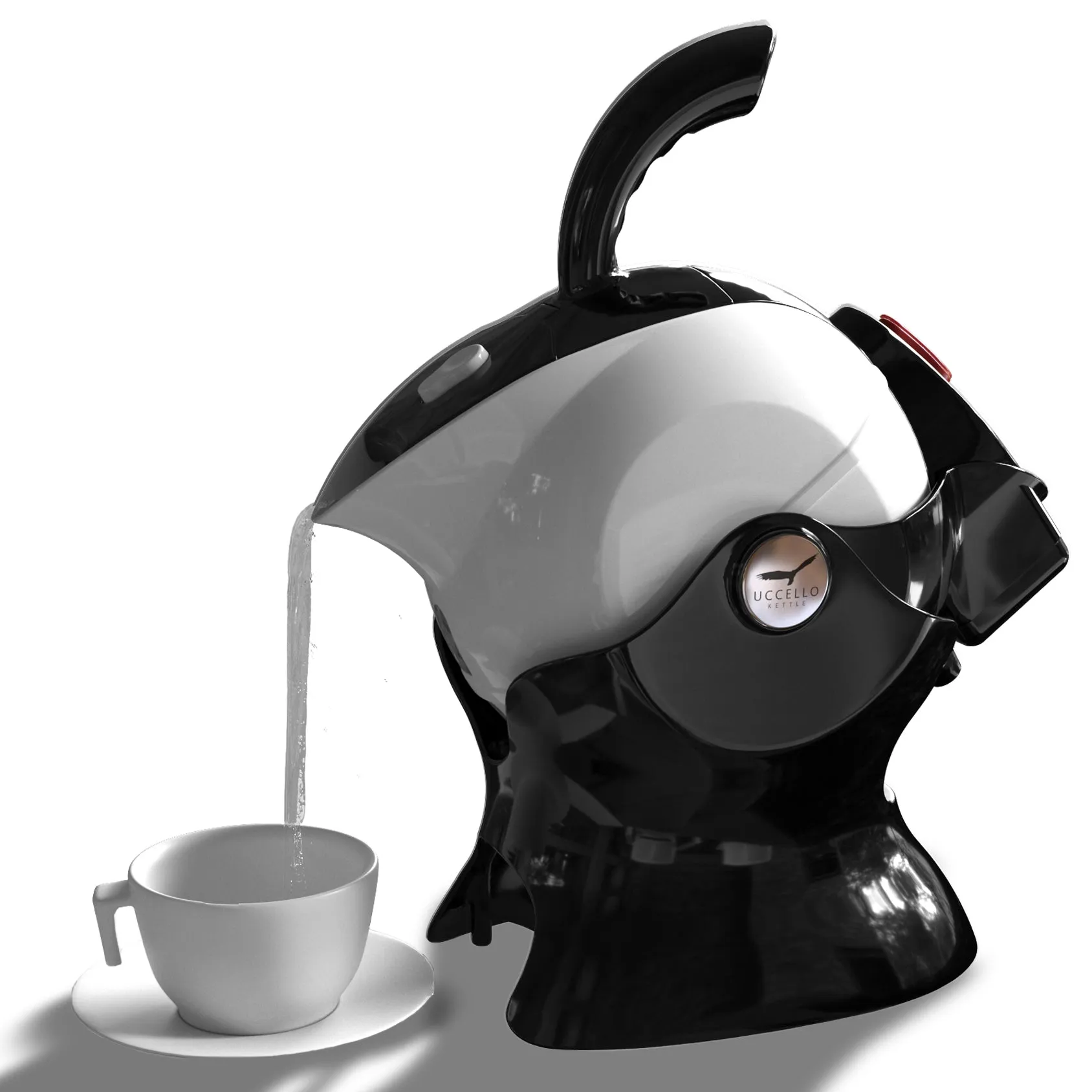 Uccello Tilt-To-Pour Kettle 1.5L – Black & White | UCELLO1