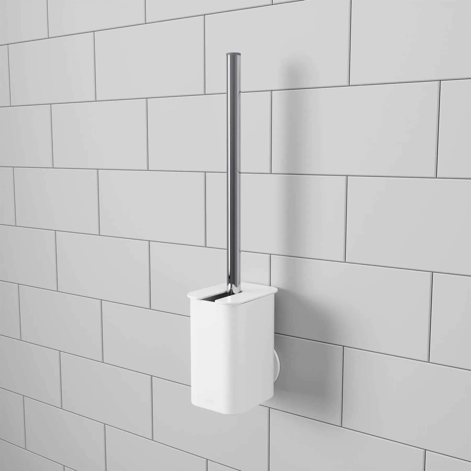 Umbra Flex Sure-Lock White Toilet Brush