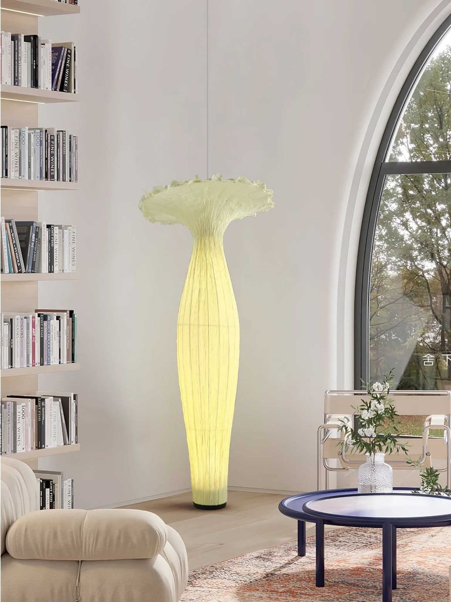 Vase Fabric Floor Lamp