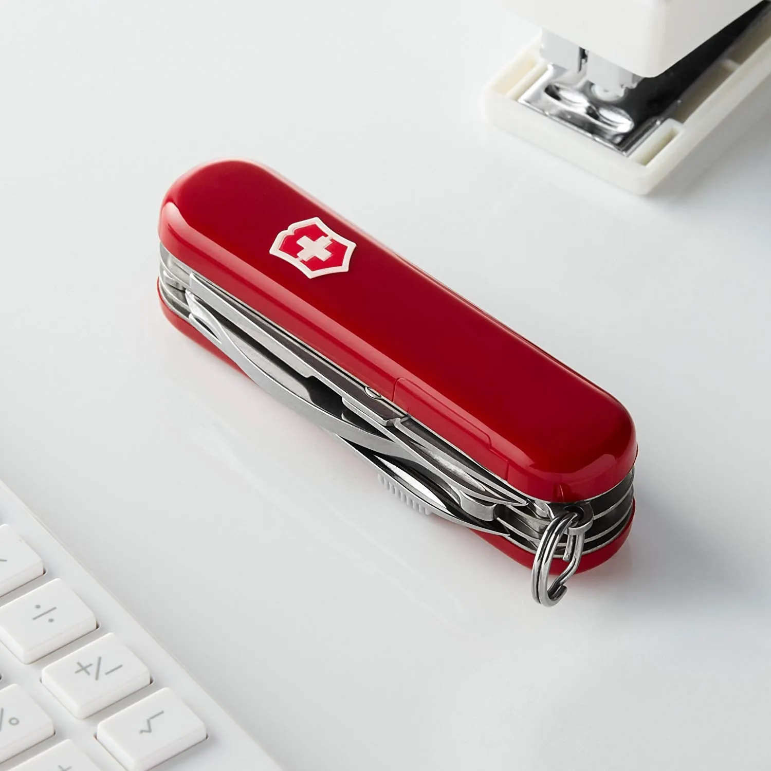 Victorinox Swiss Army Midnite MiniChamp Red Multi-Tool Folding Pocket Knife