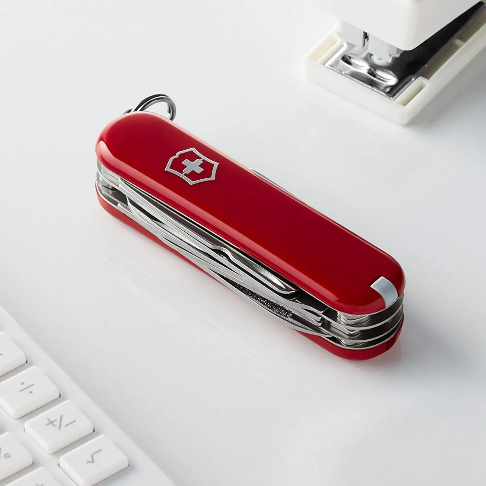 Victorinox Swiss Army MiniChamp Pocket Knife Multi-Tool 18 Functions - Red