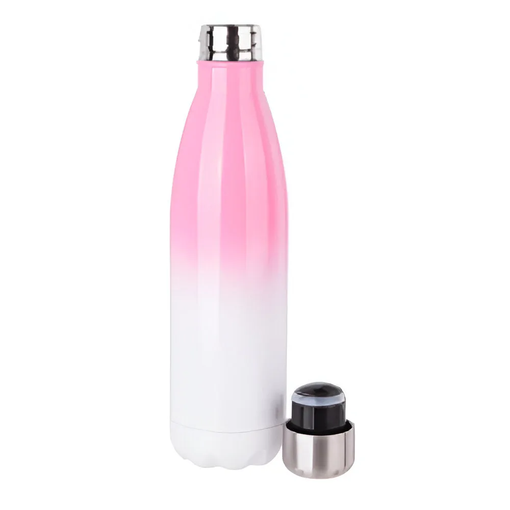 Water Bottles - GRADIENT - Bowling - 500ml - Pink/ White