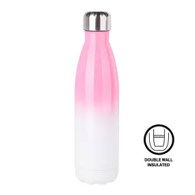 Water Bottles - GRADIENT - Bowling - 500ml - Pink/ White