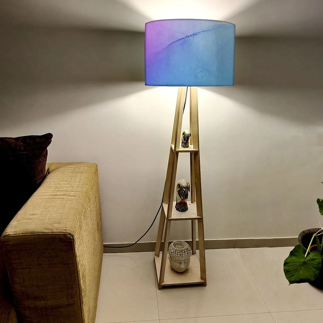 Watercolor Large Floor lamp for Living Room