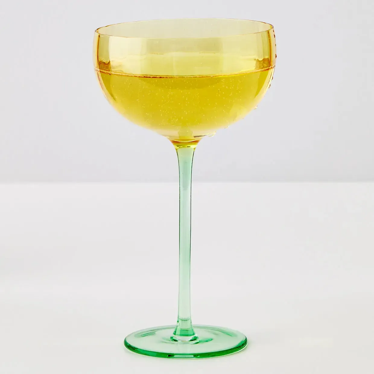 Wine Glass Yellow/Green