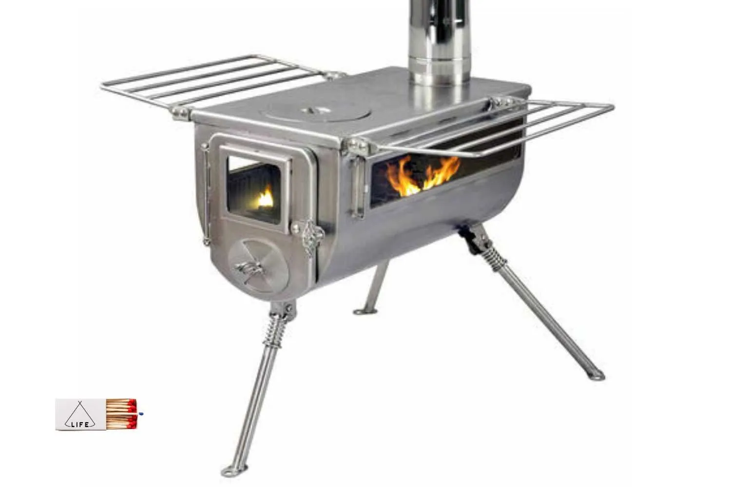 Winnerwell Woodlander Double-View Canvas Tent Stove