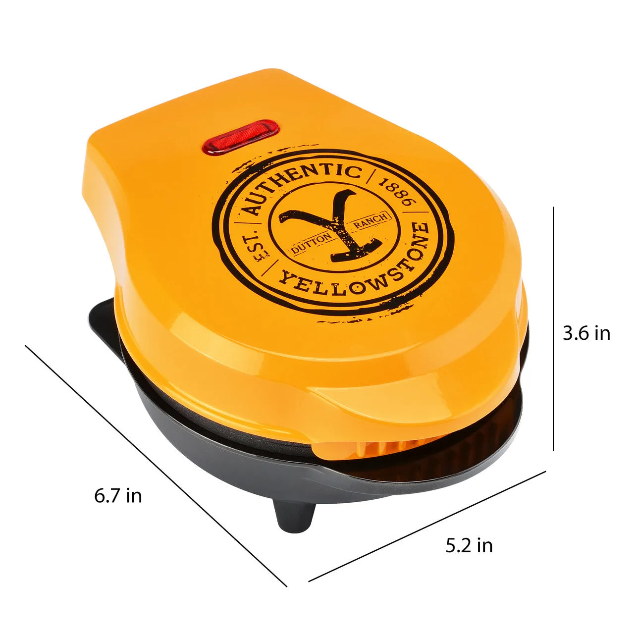 Yellowstone 4-Inch Waffle Maker