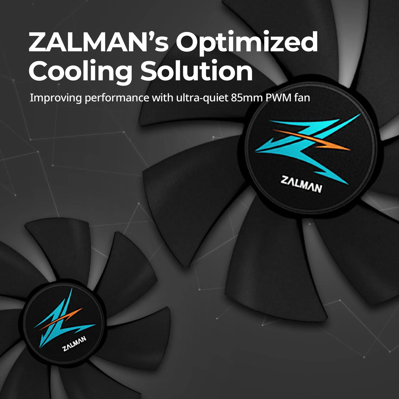 Zalman CNPS-80G Ultra Quiet CPU Air Cooler Fan - LGA1700/1200, AM5/AM4