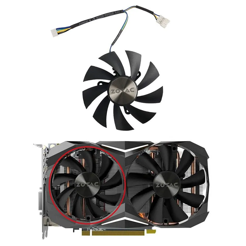 ZOTAC GeForce GTX 1060, 1070, 1080, 1080Ti Mini Fan Replacement